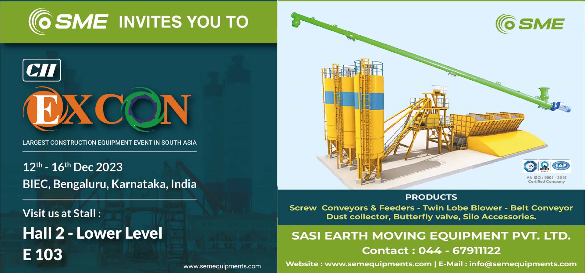 SASI EARTH MOVING EQUIPMENTS PVT LTD